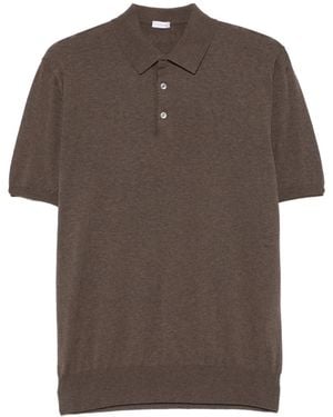 Caruso Klassisches Poloshirt - Braun