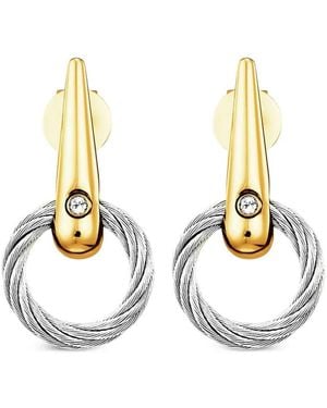 Charriol Zen Extension Earrings - Metallic