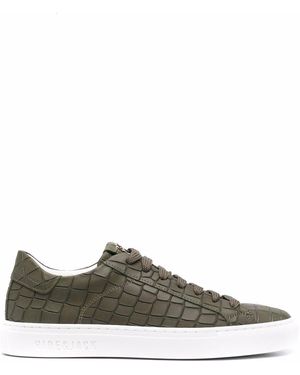 HIDE & JACK Essence Croco Trainers - Green