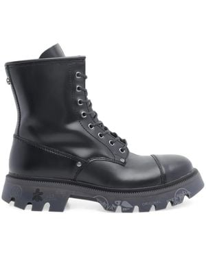 Premiata Clapham Schnürstiefel - Schwarz