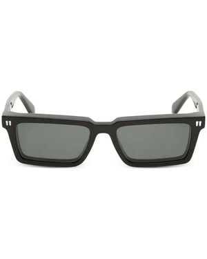Off-White c/o Virgil Abloh Rectangle-Frame Sunglasses - Grey