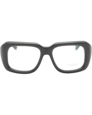 Matsuda Brille Mit Eckigem Gestell - Schwarz