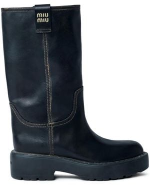 Miu Miu Stivaletti - Blu