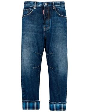 DSquared² Dark Highlight Kawaii Jeans - Blue