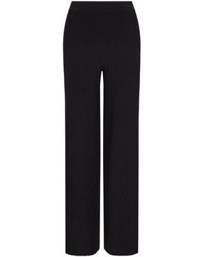Emporio Armani Pleated Pants - Black