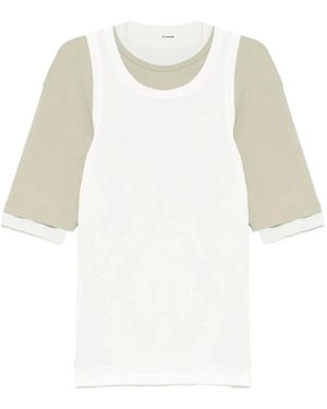 Jil Sander Layered T-Shirt - White