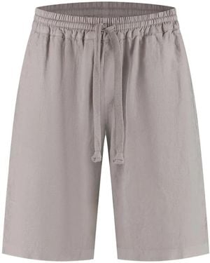 Fedeli Shorts mit Kordelzug - Grau