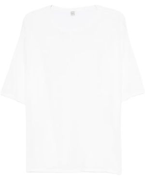 TOTEME Longline T-shirt - Weiß