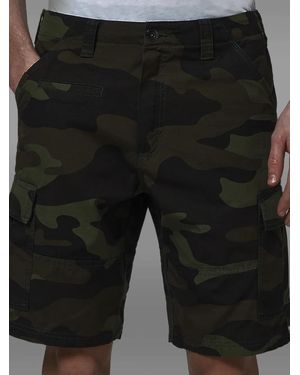 Oakley Camouflage-Print Cargo Shorts - Gray