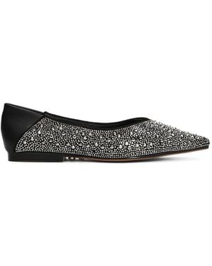 Twentyfourhaitch Escarpins Celyne À Ornements Strassés - Black