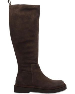 Paloma Barceló Stiefel aus Wildleder - Braun