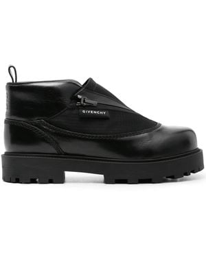 Givenchy Storm Leather Ankle Boots - Black