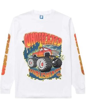 Undefeated Monster-Truck Long-Sleeve T-Shirt - White
