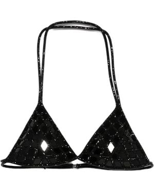Nue Mirror Triangle Top - Black