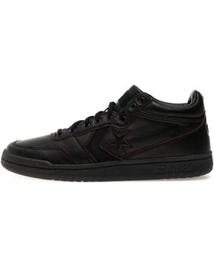 Converse Leather Star Sneakers - Black