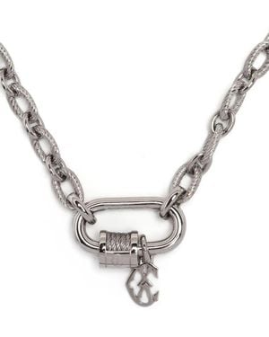 Charriol Forever Lock Cable-Link Necklace - Metallic