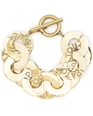 Patou Armband Mit Logo - Mettallic