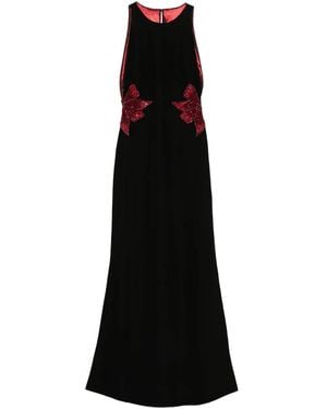 AAVVA Sequin-Embellished Sleeveless Dress - Black