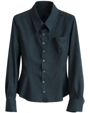 Undercover Pocket Button Shirt - Blue
