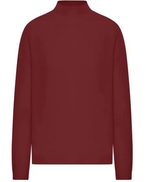 Max Mara High-Neck Jumper - Red