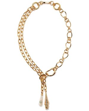 Lizzie Fortunato Spiral Shell Necklace - メタリック