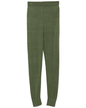 Cynthia Rowley Knitted Jogger Trousers - Green