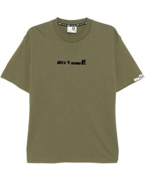 Aape By A Bathing Ape Short Sleeves T-Shirt - Green
