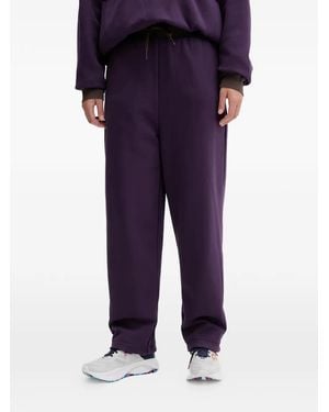 EA7 Logo-Detail Track Pants - Blue