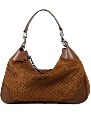 Gucci Medium B Shoulder Bag - Brown