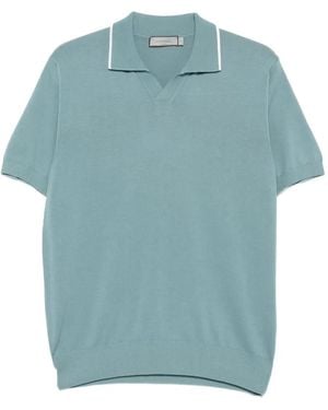 Canali Cotton T-Shirt - Blue