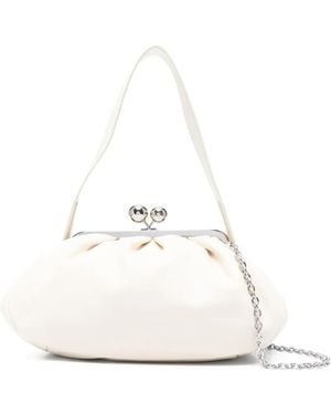 Max Mara Cubico Clutch - Weiß