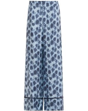 Marni Printed Pants For - Blue