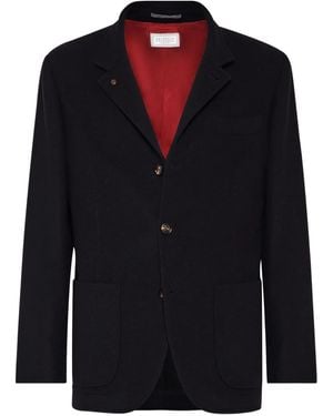 Brunello Cucinelli Cashmere Blazer - Black