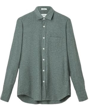Hartford Storm Flanellhemd - Blau