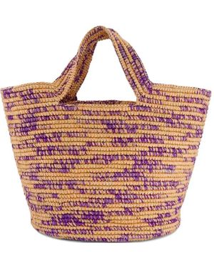 Sensi Studio Melange Top-Handle Tote Bag - Pink