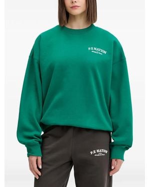 P.E Nation Drop-Shoulder Sweatshirt - Green