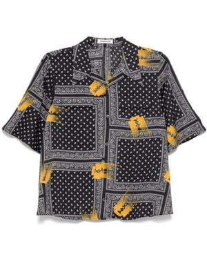 Undercover Graphic-Print Shirt - Blue