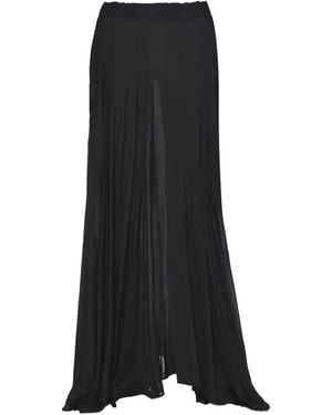 Bondi Born Cremona Pleated Maxi Skirt - Black