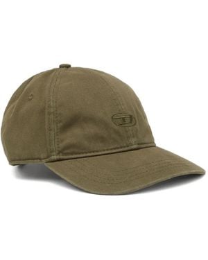 DIESEL Baseballkappe Mit Logo-Stickerei - Grün