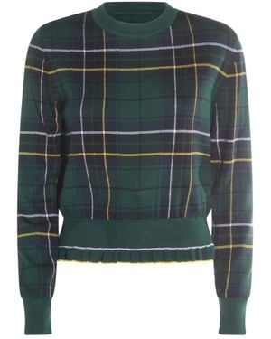 McQueen Karierter Pullover - Grün