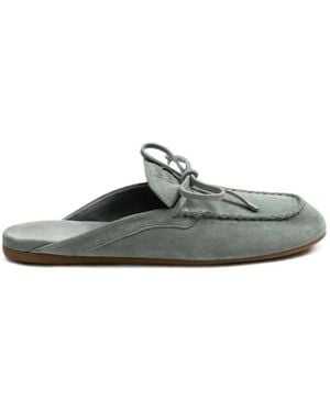 Miu Miu Mules Aus Wildleder - Mehrfarbig