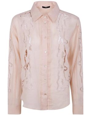 Seventy Openwork Shirt - Pink
