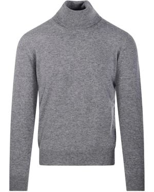 Altea Roll-Neck Wool Sweater - Grey