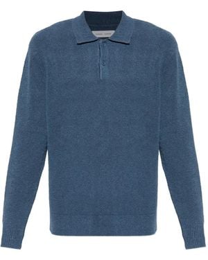Samsøe & Samsøe Button-Fastening Polo Shirt - Blue