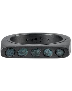 Parts Of 4 Sistema Ring Mit Diamant - Grau