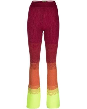 Gcds Pants With Shaded Effect - Red