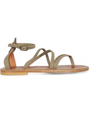 K. Jacques Epicure Flat Sandals - Natural