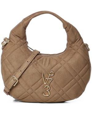 V73 Mini Diaspro Quilted Tote Bag - Natural