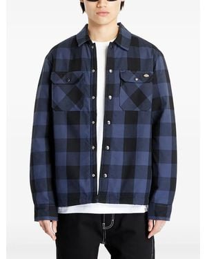 Dickies Check-Print Shirt - Blue