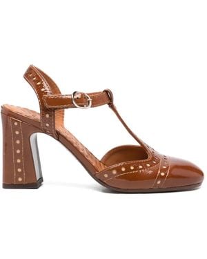 Chie Mihara Escarpins Mira À Design Perforé - Brown